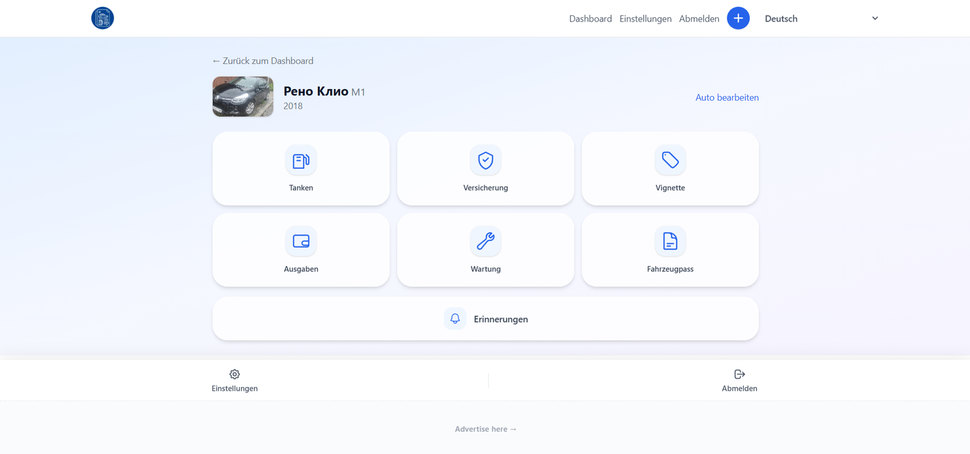 Fleet vehicle data view